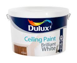 DULUX CEILING PAINT BRILLIANT WHITE 10 LITRES