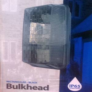 Bulkhead Rectanglar Charcoal