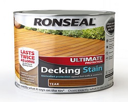 Ronseal Ultimate Decking Stain Rich Teak 2.5L