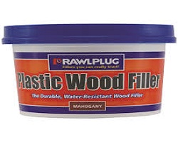 Rawlplug Plastic Wood Filler Mahogany 250ML